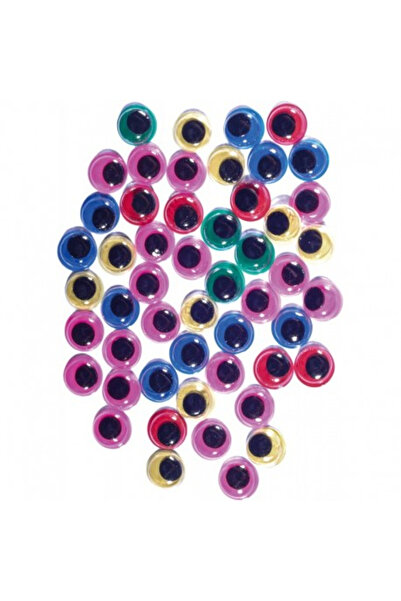 Junior Set Of Colored Googly Eyes, 10mm, 50 Pieces, Art & Craft Accessories F...