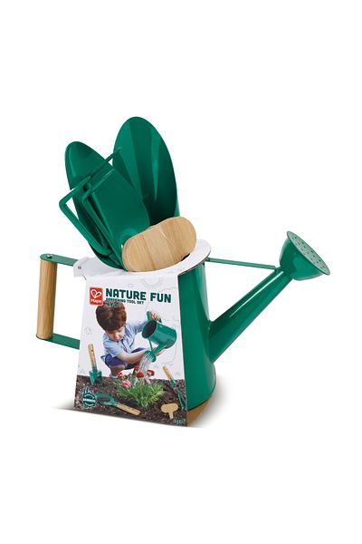Hape Bamboo And Metal Toy - Gardening Set
