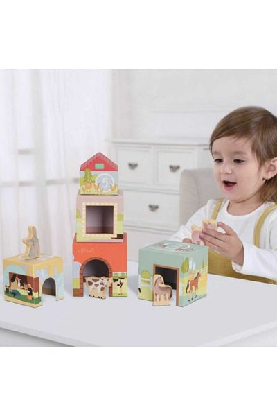 Micostore Montessori Toy Set For Children 1.5 Years (19 - 24 MONTHS), Educational Box, Box