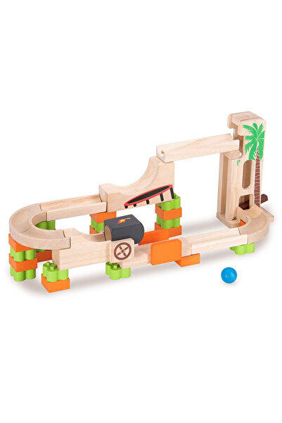 Wonderworld Traseu Cu Bile Din Lemn Flip Up,