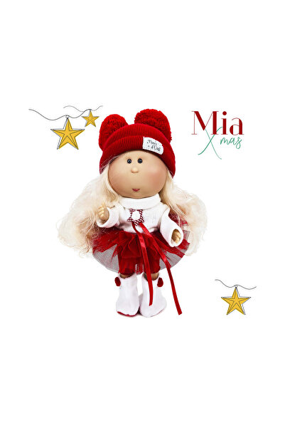 OEM Păpușa Nines D'onil, Mia Craciun, cu păr blond, cu parfum de vanilie, 30 cm