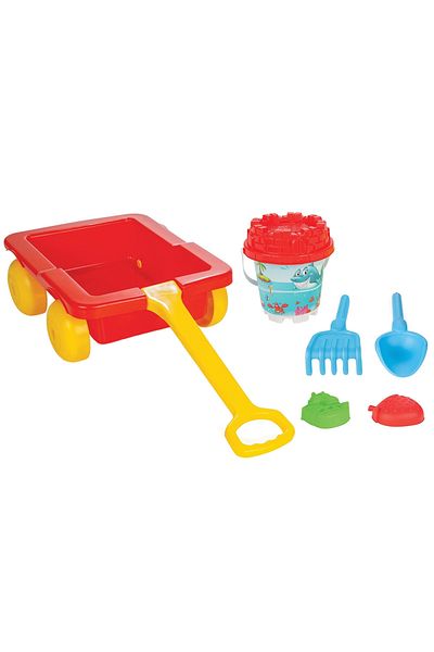 PİLSAN Pilsan Sand Toy Set Trolley With Accessories