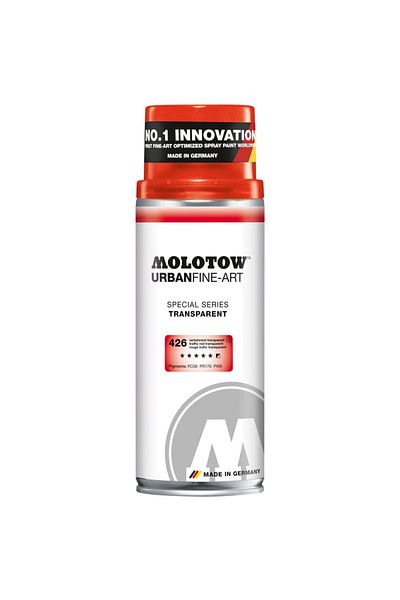 Molotow Spray Ufa Transparent , 400 Ml, Traffic Red