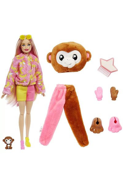 mattel Barbie Papusa Barbie Cutie Reveal Maimutica