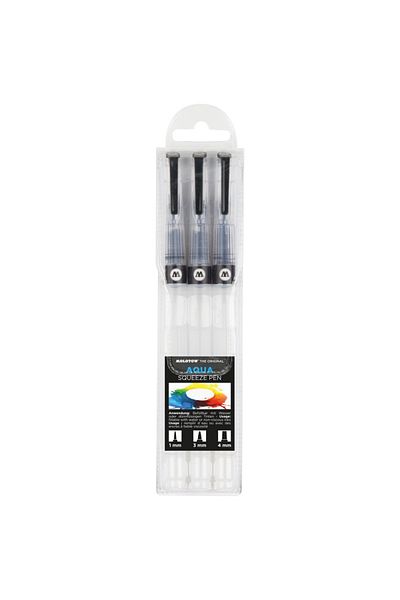 Molotow Marker Gol Reincarcabil Aqua Squeeze Pen Basic Set 1