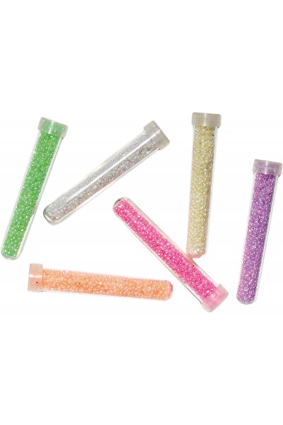 Junior Set de mărgele tubulare, pastel, accesorii de artă și meșteșuguri pent...