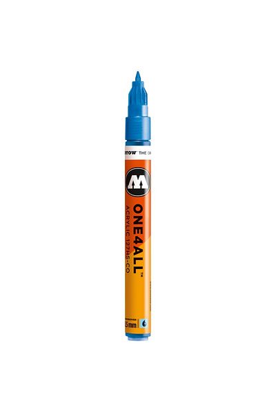 Molotow Marker acrilic One4all127hs-co 1,5mm albastru metalizat