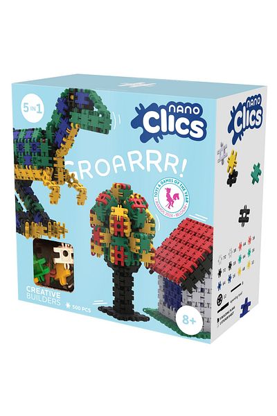 Clicstoys Nano Clics For Creative Builders 500 Pieces, Clicformers