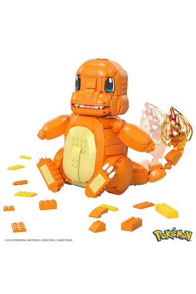 mattel Pokemon mega construx jumbo charmander salameche
