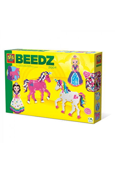 SES Creative Σετ Beedz Creative Kids - Σιδερένιες χάντρες με μονόκερους και π...