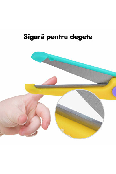 Mideer Children's Round Head Scissors, Stainless Steel, 13 Cm,