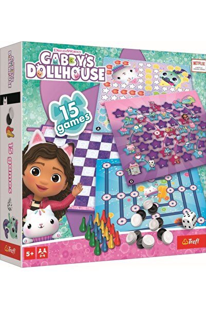 Trefl Gabbys Dollhouse Set 15 klasických her