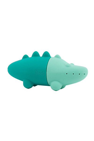 Quut Toys Squeezi The Crocodile, Silicone Squirting Bath Toy