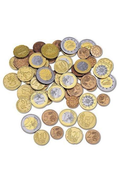 Learning Resources Set de monede de jucarie - Euro