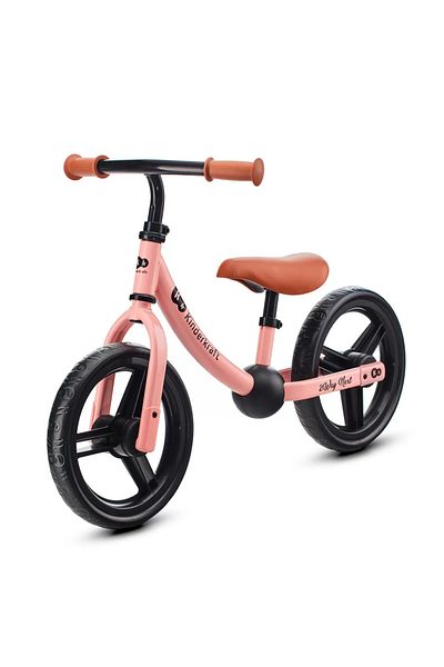 Kinderkraft Bicicleta Fara Pedale, - 2way Next, Portocaliu, 12inch, Rose Pink