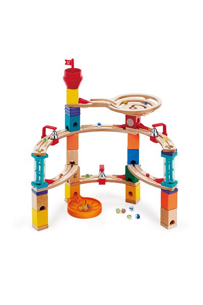 Hape Quadrilla Children's Toy - Ball Circuit - Escape From The Castle (102 PIECES)