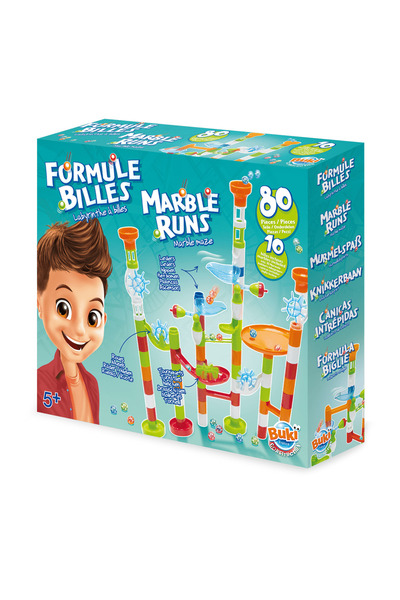 Buki France Παιχνίδι κατασκευών - λαβύρινθος με μπάλες - 80 κομμάτια