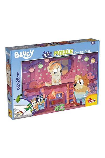 Lisciani Coloring Puzzle - Bluey and the Story Time (24 PIECES)