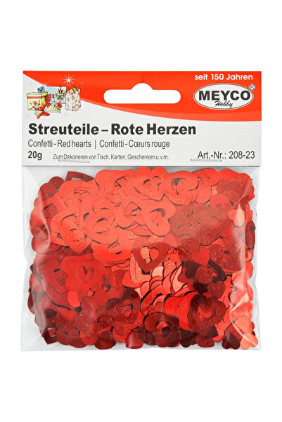 Meyco Set de inimioare roșii pentru activități de artizanat, accesorii de art...