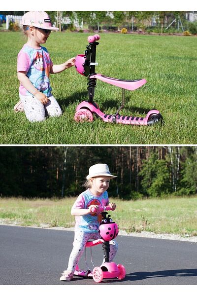 As Malplay Ladybug Scooter Pink