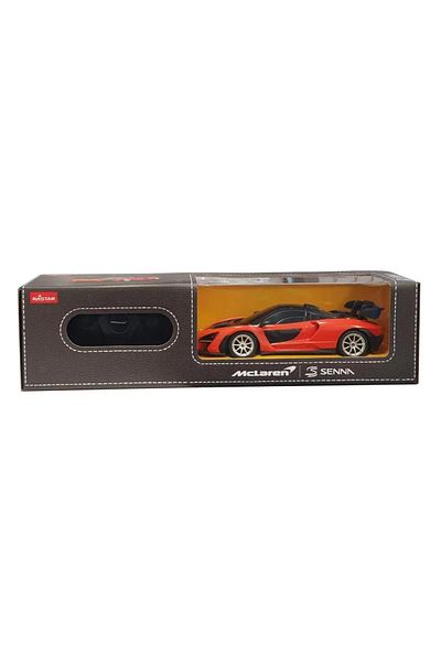 Rastar Masina Cu Telecomanda Mclaren Senna Portocaliu Cu Scara 1 La 24