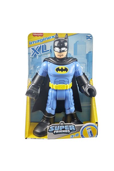 mattel Fisher Price Imaginext Dc Super Friends Figurina Batman Xl Cu Costum Albastru