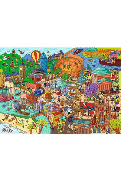 Trefl Puzzle 500: Špion ztracených předmětů v Evropě