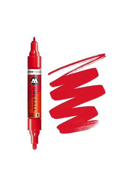 Molotow Acrylic Paint Marker, Dual Tip 1.5 And 4 Mm, One4all, Twin Pumpmarkers, 48 Colors