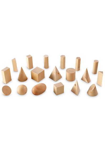 Learning Resources Geometric Wooden Shapes (SET 19)