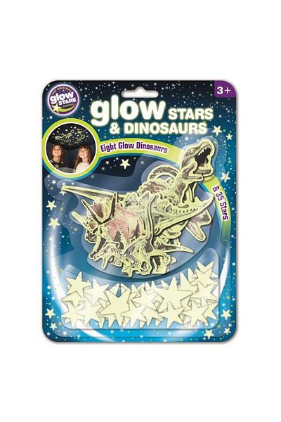 Brainstorm Reflective Set - Dinosaurs And Stars