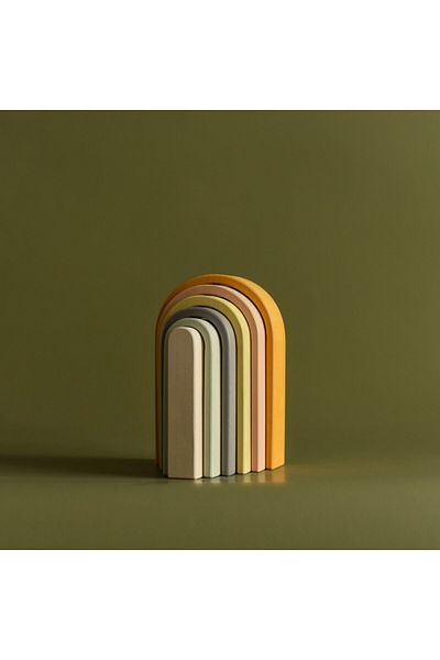 OEM Wooden Toy - Mini Rainbow (PASTEL COLORS)