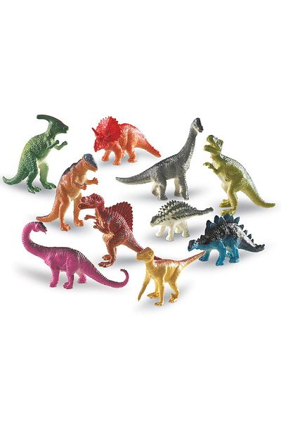 Learning Resources Set pentru sortat - Dinozauri jucausi - 60 piese