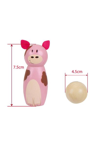 BIGJIGS Toys Set Popice - Animale De La Ferma