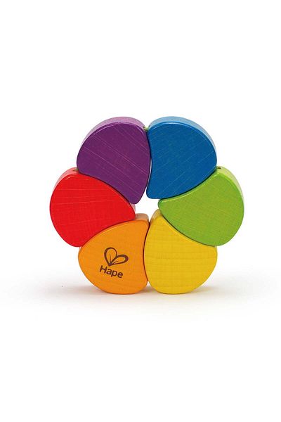 Hape Wooden Toy - Rainbow Rattle