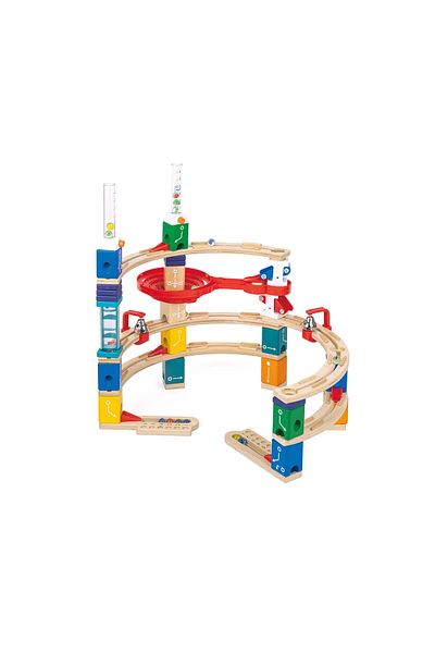 Hape Quadrilla Children's Toy - Ball Circuit - Advanced Coding Set (159 PIECES)