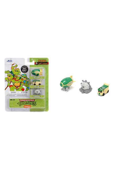 Simba Jada Set of 3 Metal Cars Teenage Mutant Ninja Turtles 4cm