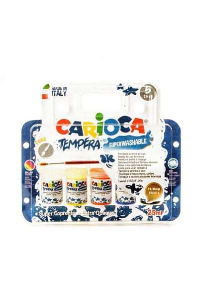 CARIOCA Tempera 5 Tubes/set, Brush Included