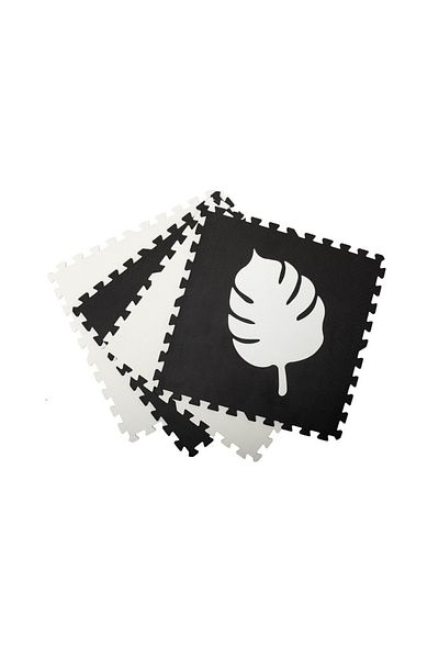 Momi Puzzle Covoras De Joaca 120x120 Cm , Feli - Negru