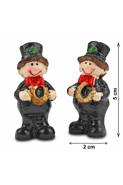 Meyco Set de 2 figurine - cazac, din rășină, 5 x 2 cm, 81204