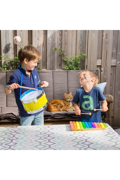 New Classic Toys Wooden Xylophone - 12 Colorful Notes