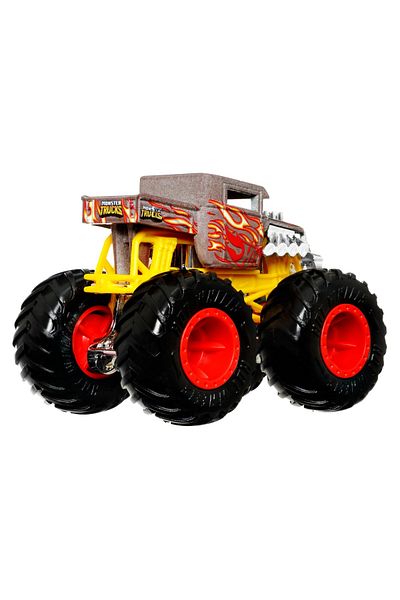 mattel Hot Wheels Monster Truck Bone Shaker Color Changing Truck 1:64 Scale