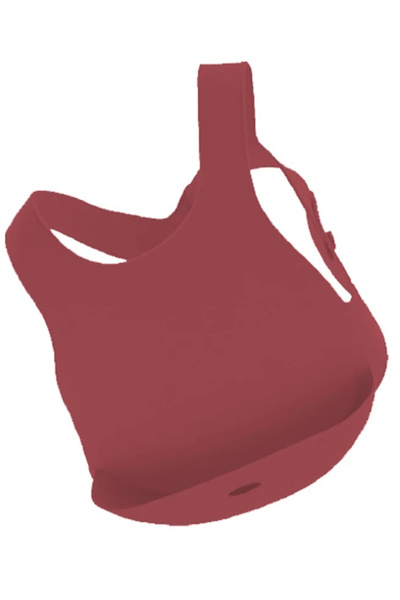 MinikOiOi Baveta Flexi Bib , 100% Premium Silicone , Velvet Rose