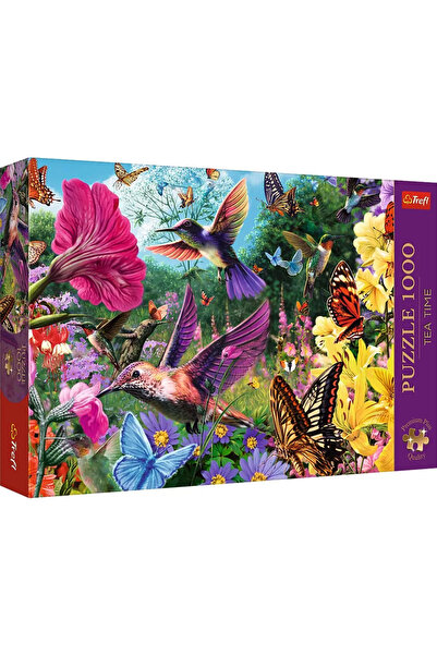 Trefl Puzzle 1000 Premium Plus Tea Time Gradina Cu Colibri