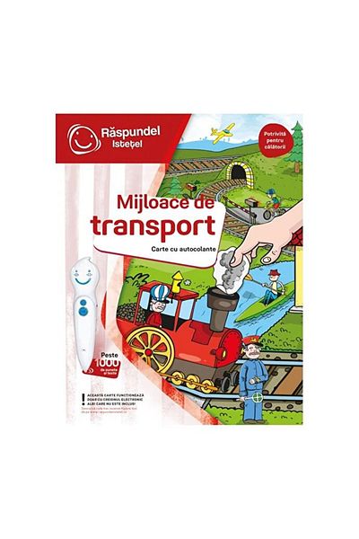 Raspundel Istetel Carte de stickere inteligente responsive - Mijloace de transport