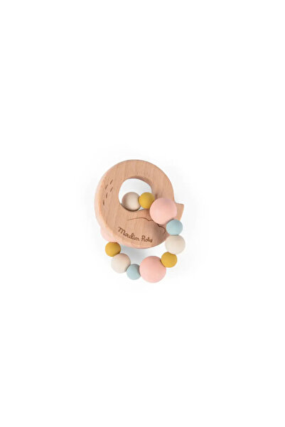 Moulin Roty Baby Toy Swan Teething Ring,