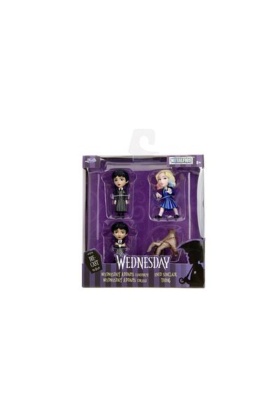 Simba Jada Wednesday Set 4 Figurine Metalice 6.5cm