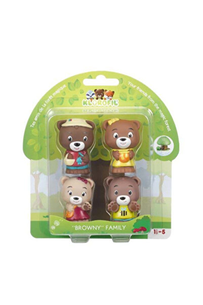 Klorofil Familia de ursuleti Browny - Pawpaw Family - Set figurine joc de rol