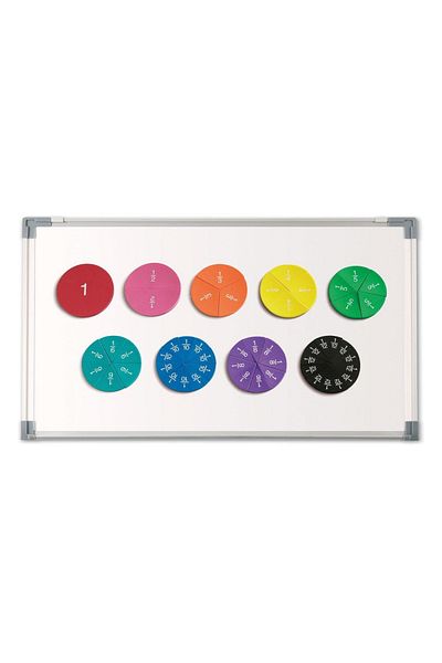 Learning Resources Magnetic Set - Circles With Fractions