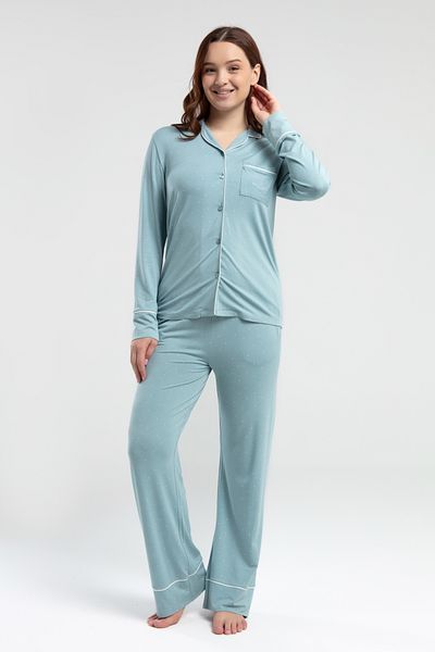 Pierre Cardin Set cămașă pijamale - cu model cu mâneci lungi pentru femei stil mixt 1 Kş 1 Room