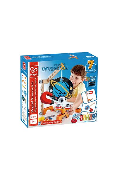 Hape Wooden Toy - Magnet Laboratory (34 PIECES)